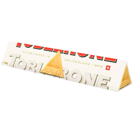 TOBLERONE WHITE BAR 100G - 80CPC