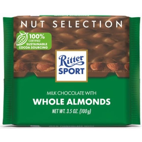 RITTER WHOLE ALMONDS 100G - 88CPC