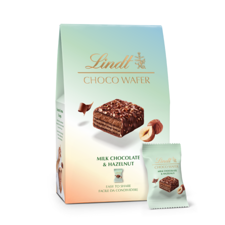 LINDT WAFER HAZELNUT 135G