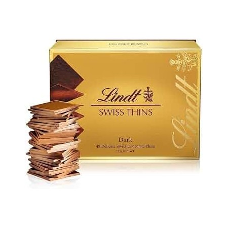 LINDT SWISS THINS MILK 180GR